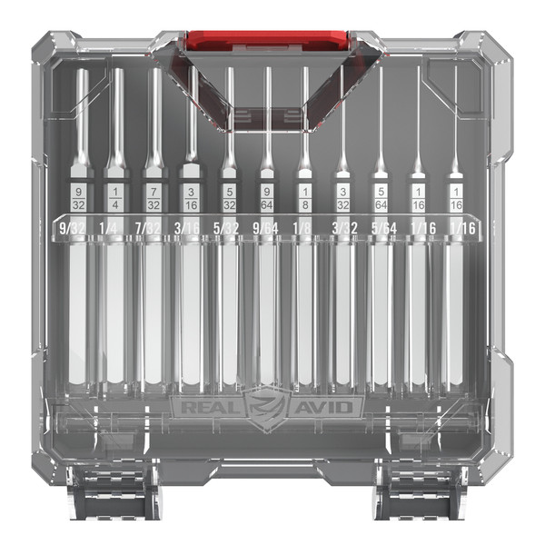 REAL AVID ACCU-PUNCH 11-Piece Roll Pin Tool Set