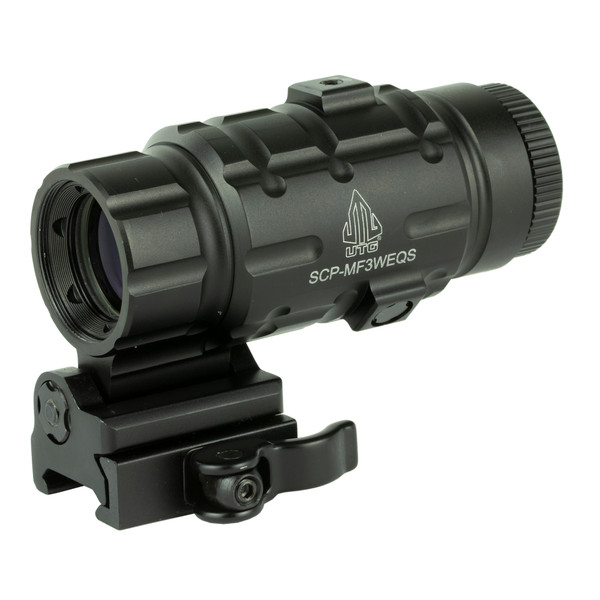 UTG 3X Magnifier with Flip-to-Side Quick Detach Mount