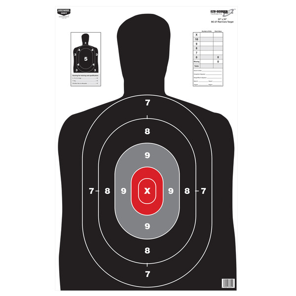 B/C EZE-SCORER BC27 Red Target 100-23x35