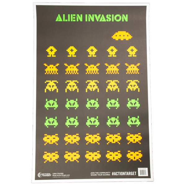 Alien Invasion Action Target 100-Pack