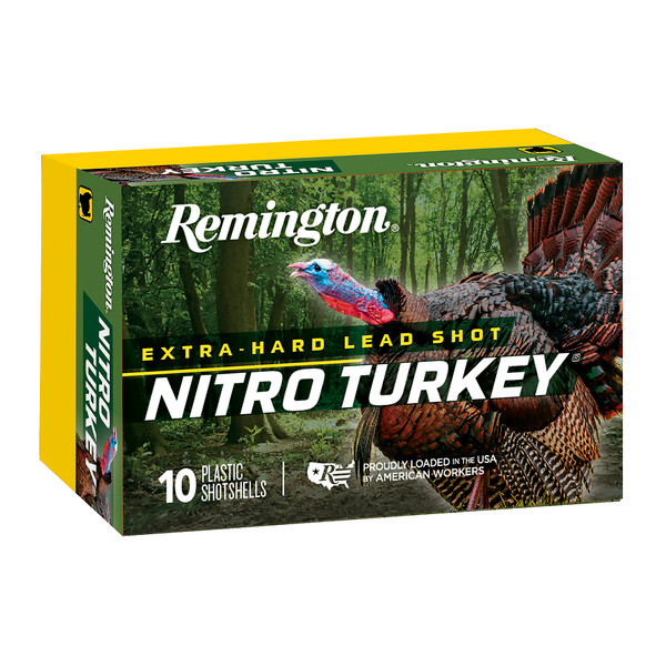 Remington Nitro Turkey 12 Gauge 3.5 Inch #6 Shot 10 Rounds/Box, 100 Rounds/Case