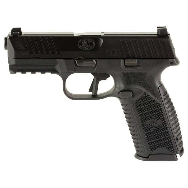 FN 509M 9mm Pistol, 4" Barrel, Black, 3x17-Round Magazines, Night Sights