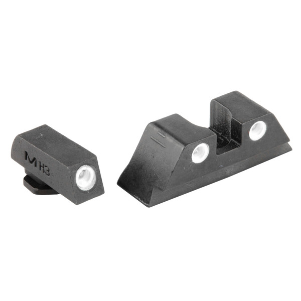 Meprolight Tru-Dot Night Sights for Glock Models 20, 21, 29, 30 - Green/Yellow