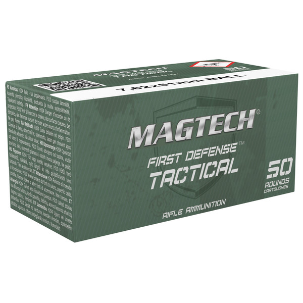 MAGTECH 7.62x51mm M80 Ball Ammunition - 50 Rounds/400 Rounds Box