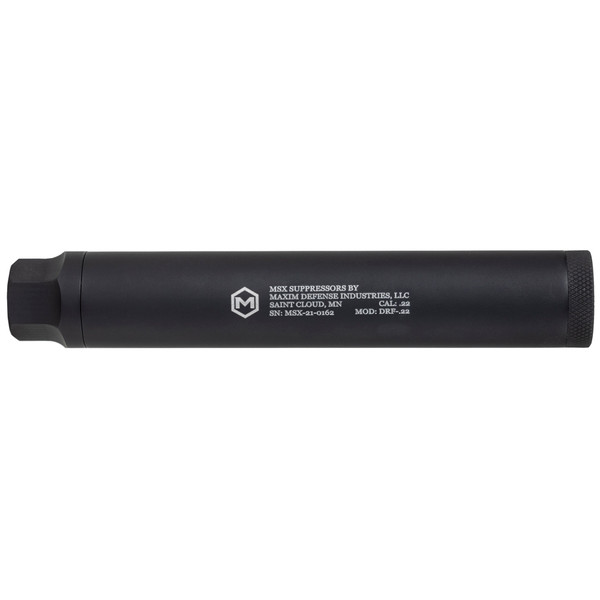 MAXIM DRF22 DT 22LR BLACK SUPPRESSOR