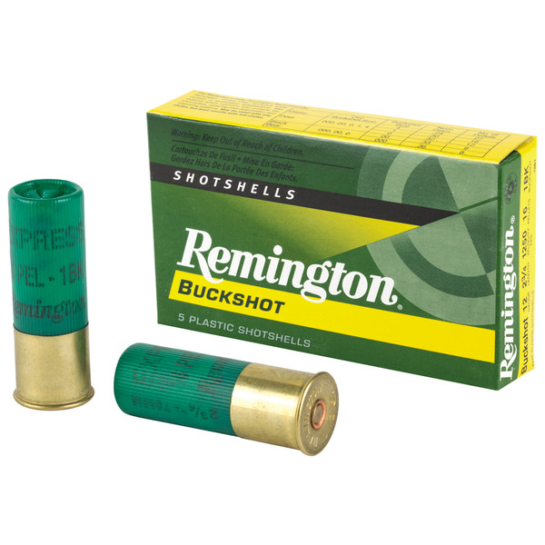 Remington Express 12 Gauge 2.75" 1 Buckshot 5 Rounds/250 Rounds Box