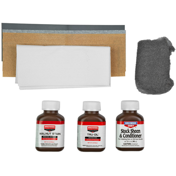 GSK Tru-Oil Stock Finish Kit for Woodworking and Firearm Restoration