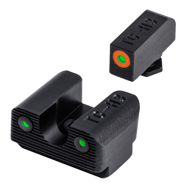 TRUGLO Tritium Pro Night Sights for Glock 42/43 - Orange Front