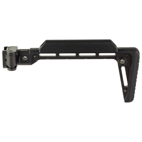 Midwest Minimalist Side Folding Stool Black