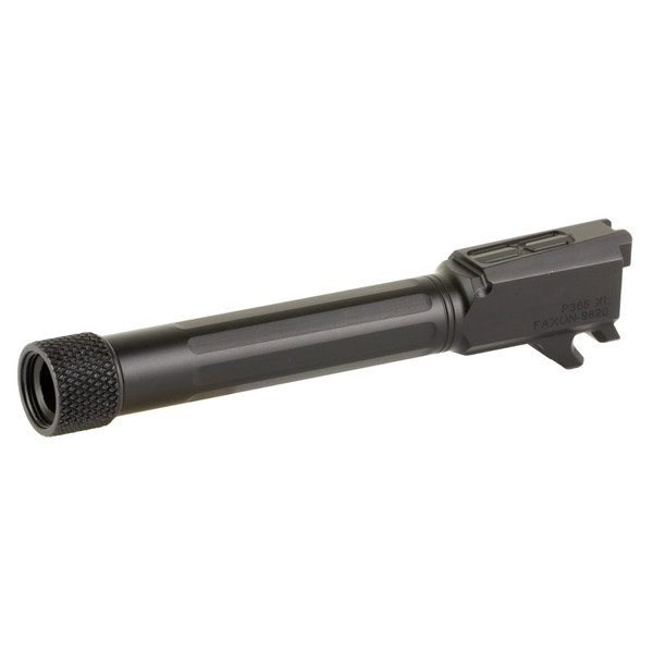 Faxon Match Barrel for P365 XL, Black, Threaded Barrel