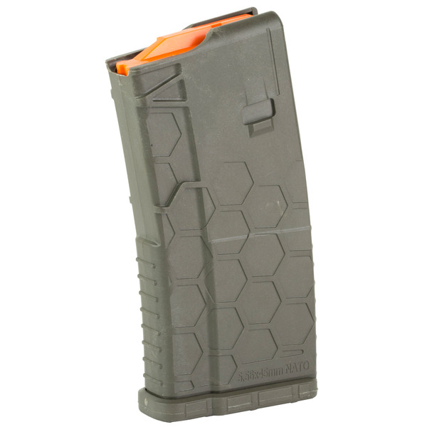 Hexmag Shorty 10/20 AR15 10-Round Magazine - Olive Drab Green