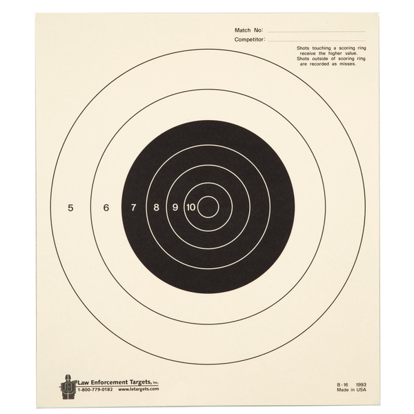 Action Target Bullseye Tag Paper 100 Pack
