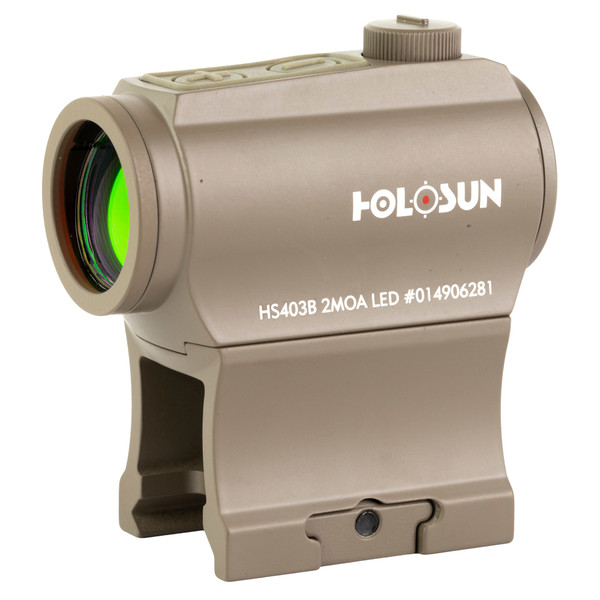 H-SUN 20MM 2MOA Red Dot Sight - Shake Awake, FDE Finish