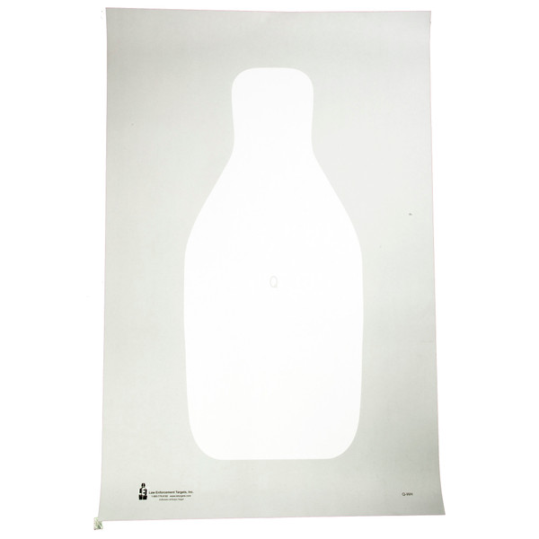 FBI/DEA White Action Target Standard 100 Pack