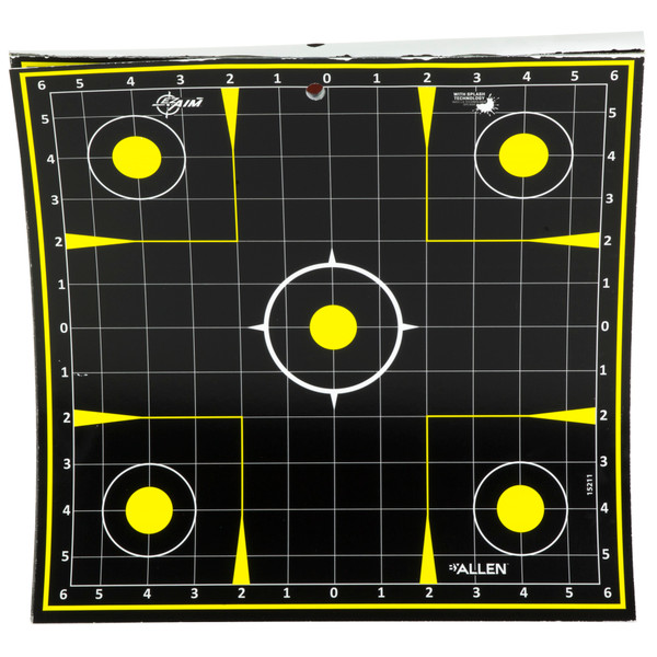 ALLEN EZ AIM 12.5" Sight Grid Target Pack - 30 Count