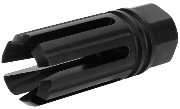 TacFire MZ1005N 6 Prong Flash Hider for 5.56 NATO AR-Platform, Black Nitride Steel, 1/2"-28 Threads, 2.22" OAL