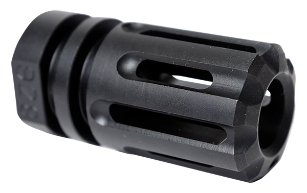Angstadt Arms AAF09HHB28 9mm Luger Flash Hider - Black Anodized Steel, 1/2"-28 Threads, 1.75" OAL