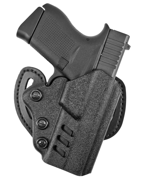 DeSantis Gunhide 042KAB6Z0 Facilitator OWB Black Kydex Belt Slide for Glock 19/23, 1.75" Belt, Right Hand