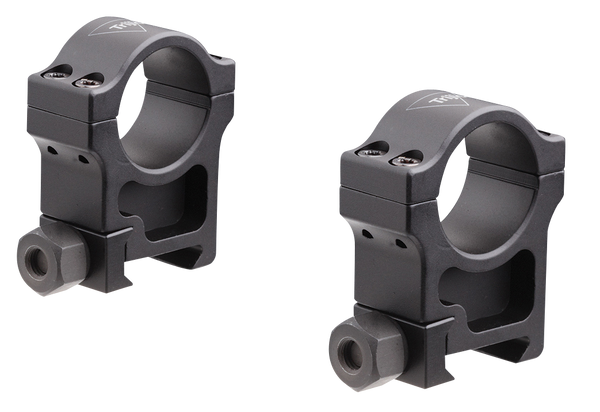Trijicon AC22006 1" Extra High Riflescope Rings - Black Hardcoat Anodized