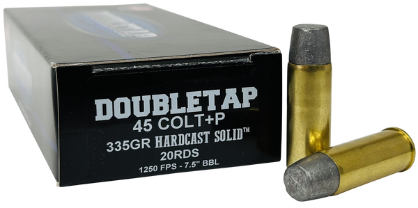 DoubleTap 45 Colt+P 335gr Hard Cast Ammo - 20/Box