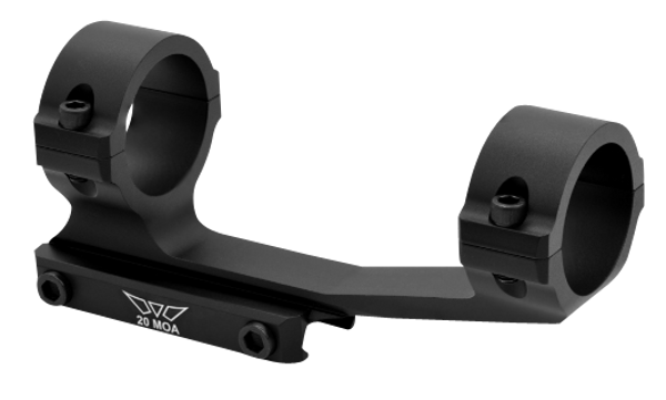 Warne V4012M 30mm Matte Black MSR Scope Mount/Ring Combo with 20 MOA Adjustment