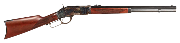 Taylors & Company 1873 Comanchero .357 Mag, 20" Blued Barrel, Color Case Hardened Finish, Checkered Walnut Stock