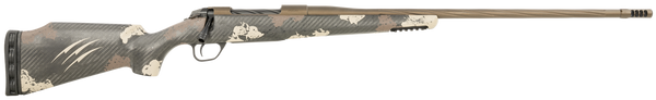 Fierce Firearms FRG7PRC24MM Twisted Rage 7mm Rem Rifle with Midnight Bronze Cerakote and Trophy Camo Carbon Fiber Stock