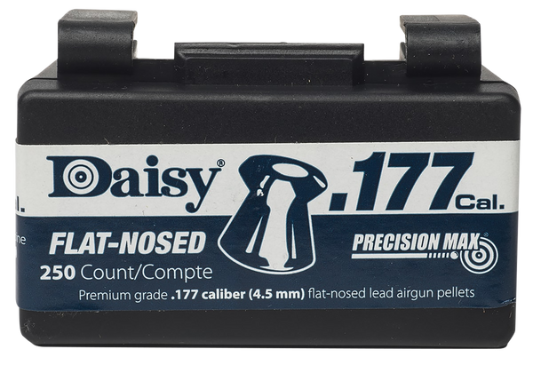 Daisy PrecisionMax .177 Caliber Lead Flat Nose Pellets - 250 Count Box