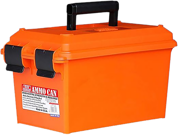 MTM Case-Gard AC35 Orange Ammo Can - Durable Polypropylene Storage Solution