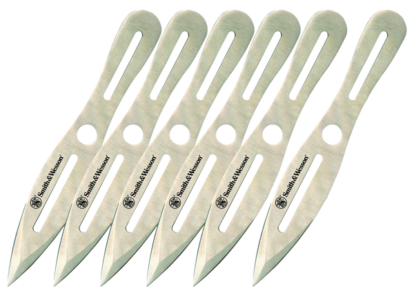 Smith & Wesson Bullseye 8" Throwing Knives Set - 6 Pack