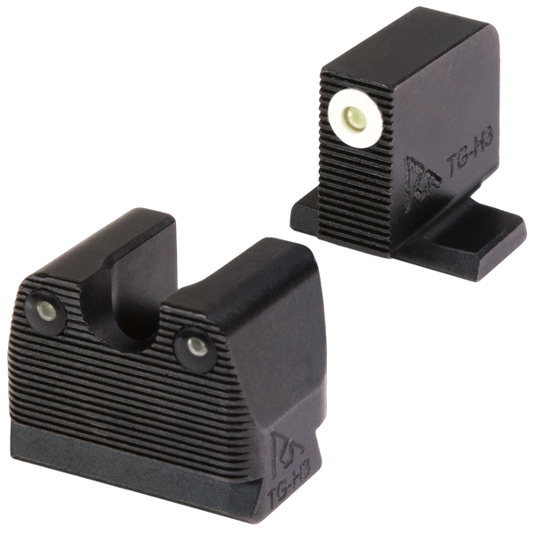 SIG Sauer Night Sights: Green Tritium Front & Rear with White and Black Outlines