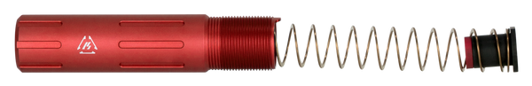 Strike ARSPRESLICKRED Buffer Tube - Red Anodized Aluminum for AR Pistol Platform Handgun