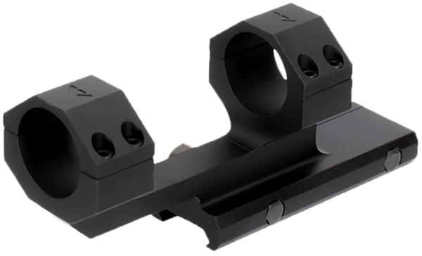 Aim Sports MTCLF115 Black Anodized Aluminum Cantilever Scope Mount with Medium 1" Rings