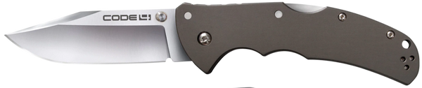 Cold Steel Code 4 Folding Knife with S35VN Blade and Aluminum Handle