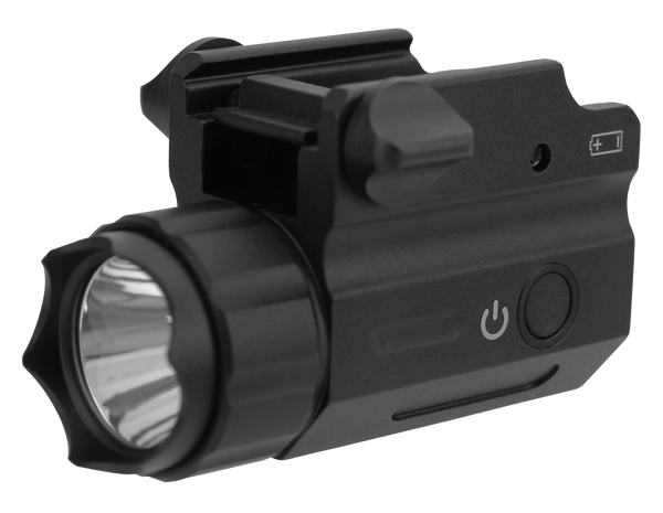 TacFire FLP360F 360 Lumen Full-Sized Pistol Flashlight with CREE LED - Black/White