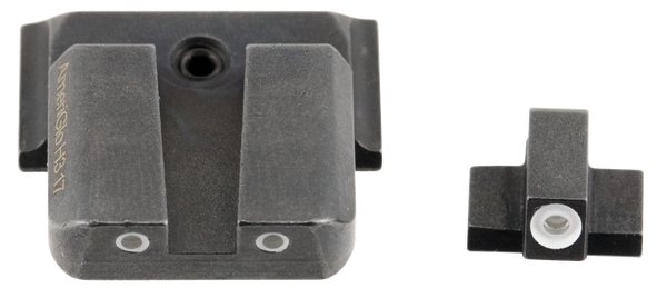 AmeriGlo SW801 Tritium Sight Set for Smith & Wesson M&P - Green Tritium with White Outline