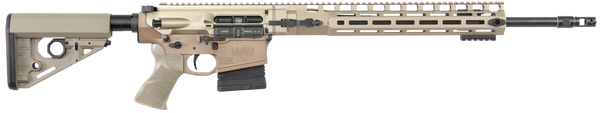 Larue Tactical LT10 MRGG MLOK .308 Rifle with 20" Stealth Fluted Barrel in FDE, 10+1 Capacity, Right Handed