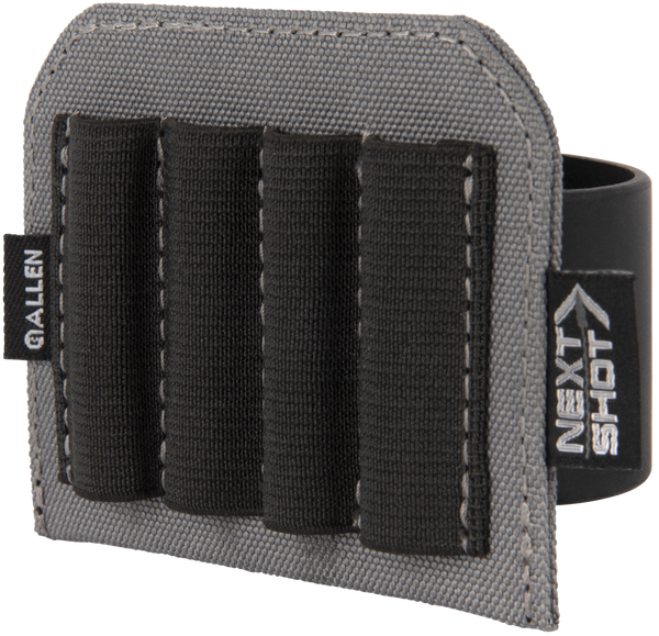 Allen 8208 Multi-Caliber Rifle Cartridge Carrier Band - Black Silicone, 4-Round Capacity