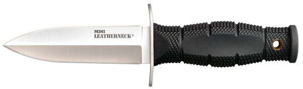 Cold Steel Leatherneck Mini Double Edge Fixed Blade Knife with Sheath