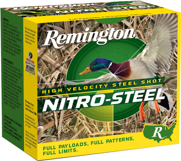 Remington Nitro Steel 16GA 2.75" 15/16OZ #2 Shot, 25 Rounds, 10 Boxes/Case