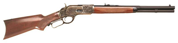 Cimarron TX Brush Popper .357 with 18" Octagonal/Round Blued Barrel and Walnut Pistol Grip