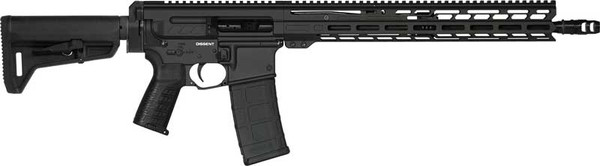 CMMG Dissent MK4 300AAC Rifle with 16" Barrel and 30RD SL-K Adjustable Stock - Black