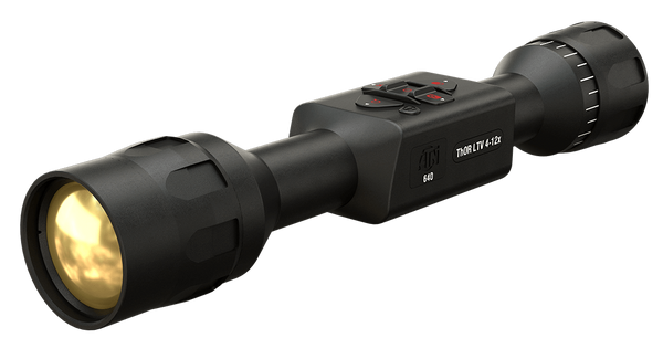 ATN Thor LTV 4-12x50mm Thermal Rifle Scope with 640x480 Resolution and Illuminated Multi Reticle - Black