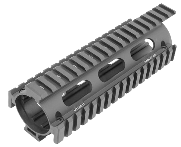 UTG Pro MTU001T Extended Quad Rail Handguard for AR-15 Carbine - Black Anodized Aluminum