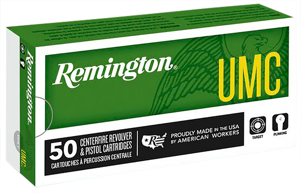 Remington UMC 9mm Luger 147gr FMJ Ammo - 50 Rounds per Box
