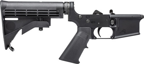 Aero Precision AR15 Complete Lower Receiver with A2 Grip - Black