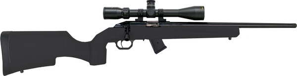 18" 1/2-28 BlackHowa M1100 GamePro .22LR Rifle with 4-12x40 Scope