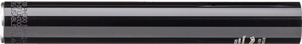 SLIMLINE 200 BAR ALUMINUM AIR CYLINDER WITH GAUGE - BLACK WALTHER