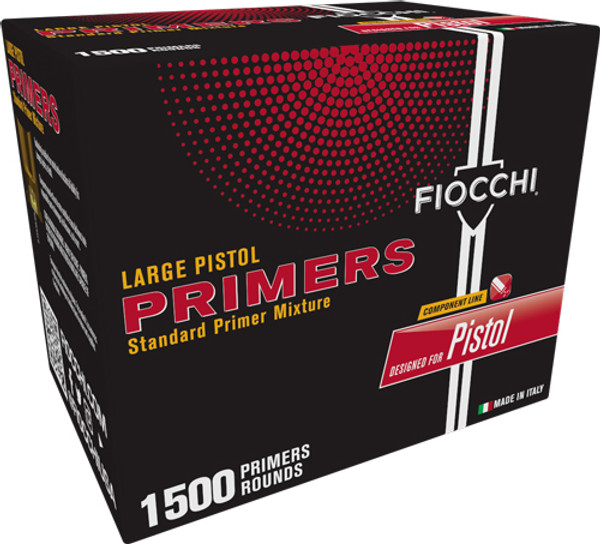 Bulk Pack of 12,000 Fiocchi Large Pistol Primers