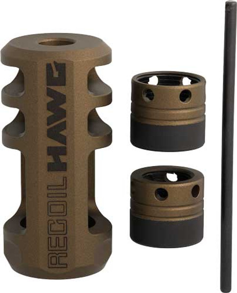 Browning Recoil Hawg Muzzle Brake in Smoked Bronze with Tool